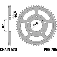 CORONE IN ACCIAIO C45 795 40 C45 pbr.it
